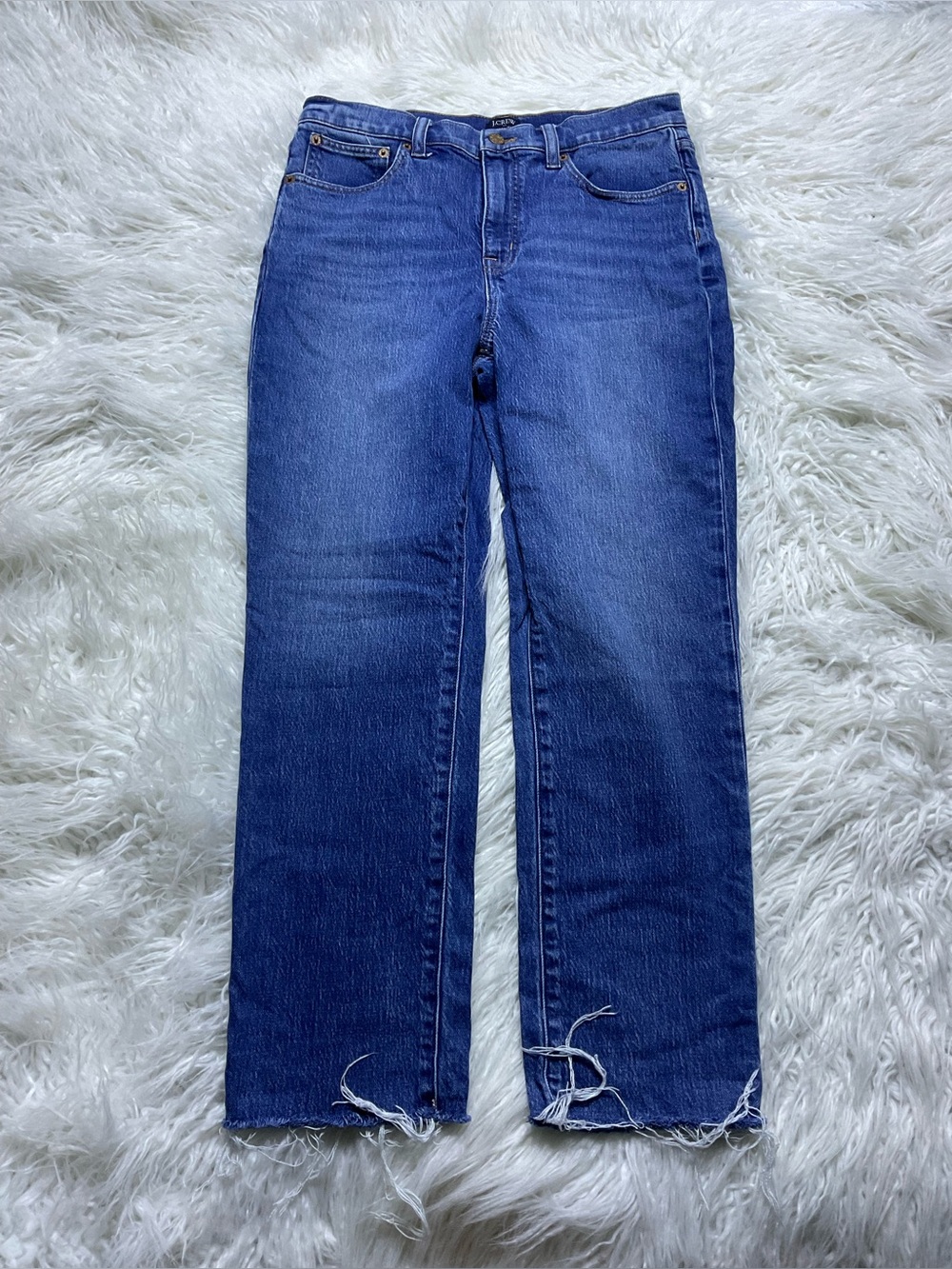 J Crew Essential Straight Jean In All-day Stretch